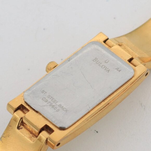 2004 Bulova 97T46 Commerce Route Ladies Quartz Wristwatch Japan Gold Tone - Picture 3 of 5